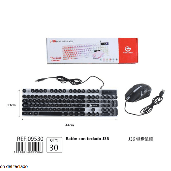 Teclado + Ratón (x2)