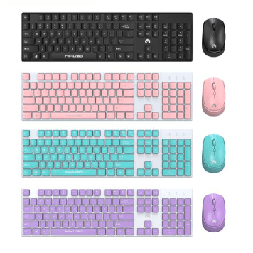 Set Teclado y Ratón Inalámbrico Color KB-CO26
