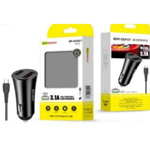 Cargador de Coche Type-C USB 3.1A