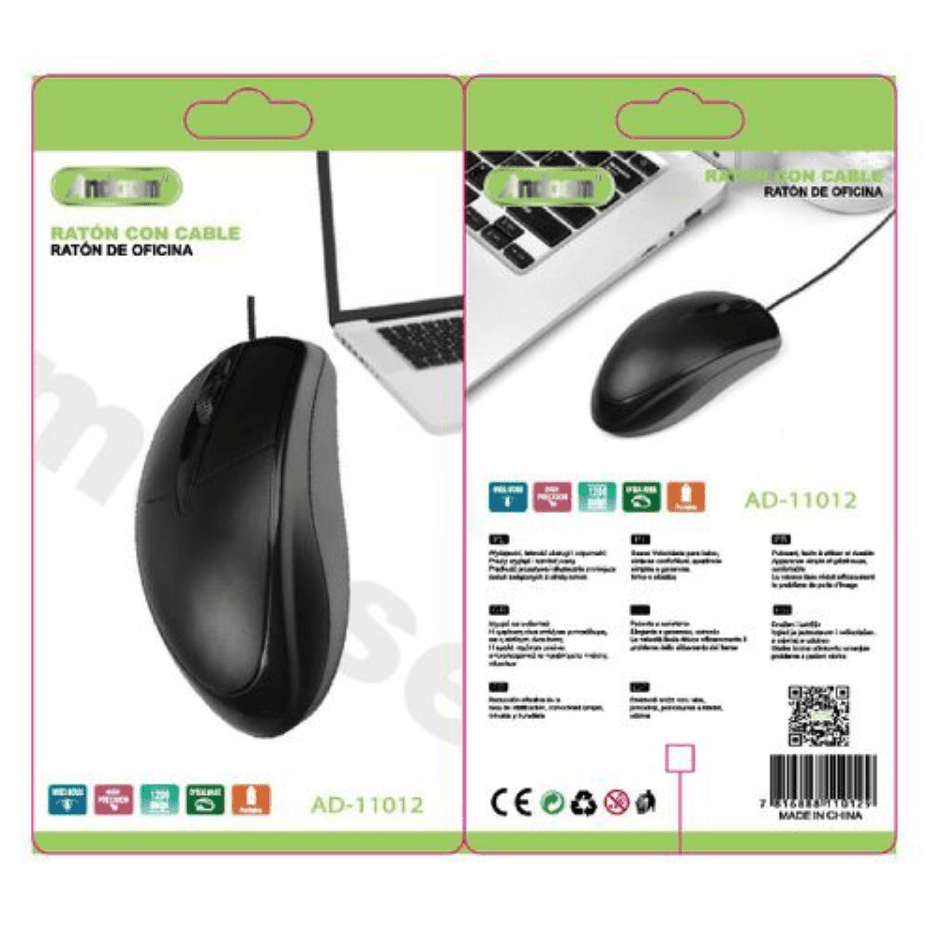 Ratón con Cable Mini