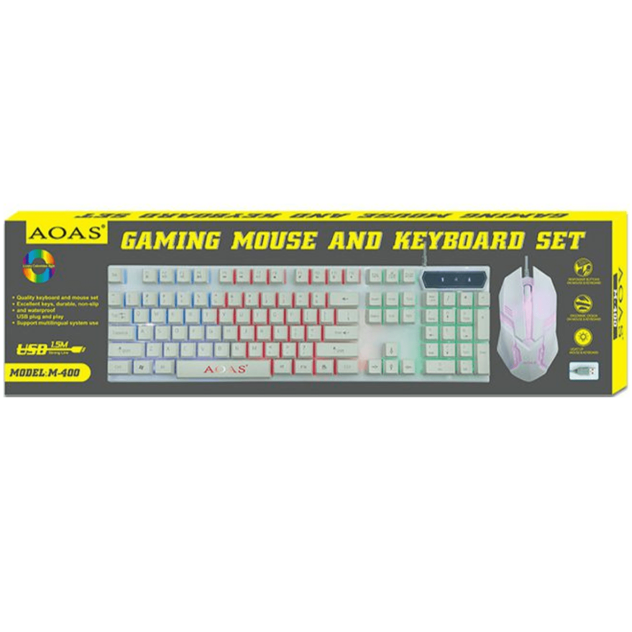 Set Teclado y Ratón Oficina