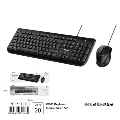Teclado + Ratón con Cable