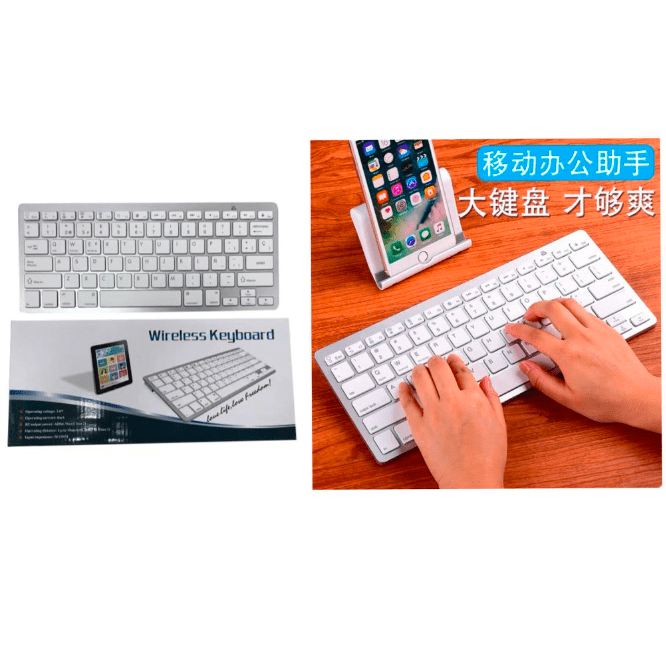 Teclado Inalámbrico Bluetooth