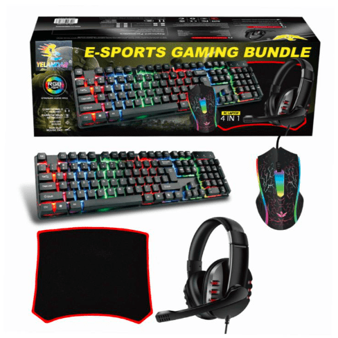 Kit Gamer USB - Mouse, Teclado y Audífono (B)