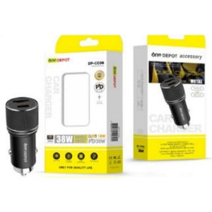 Cargador de Coche PD 20W + QC 18W