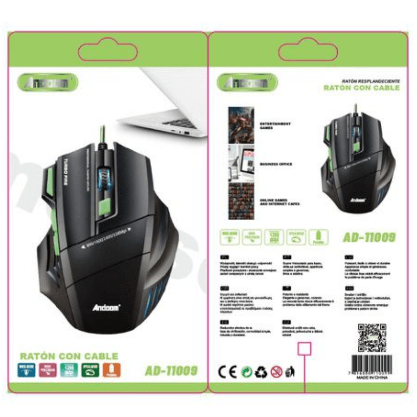 Ratón Gamer con Cable (C)