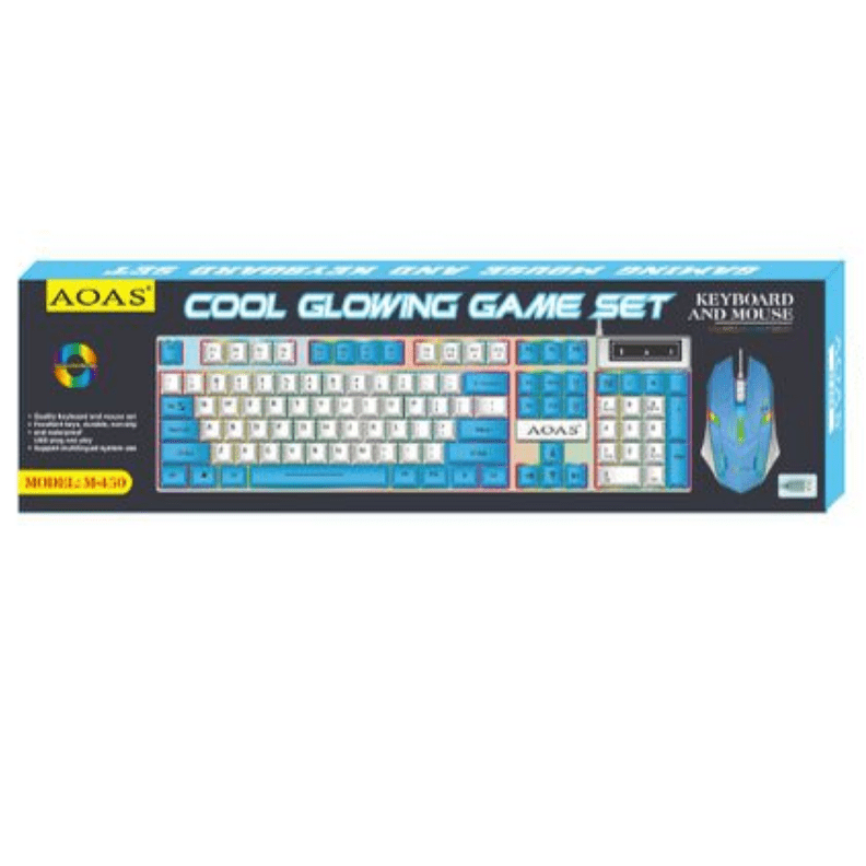 Set Mouse y Teclado con Luz