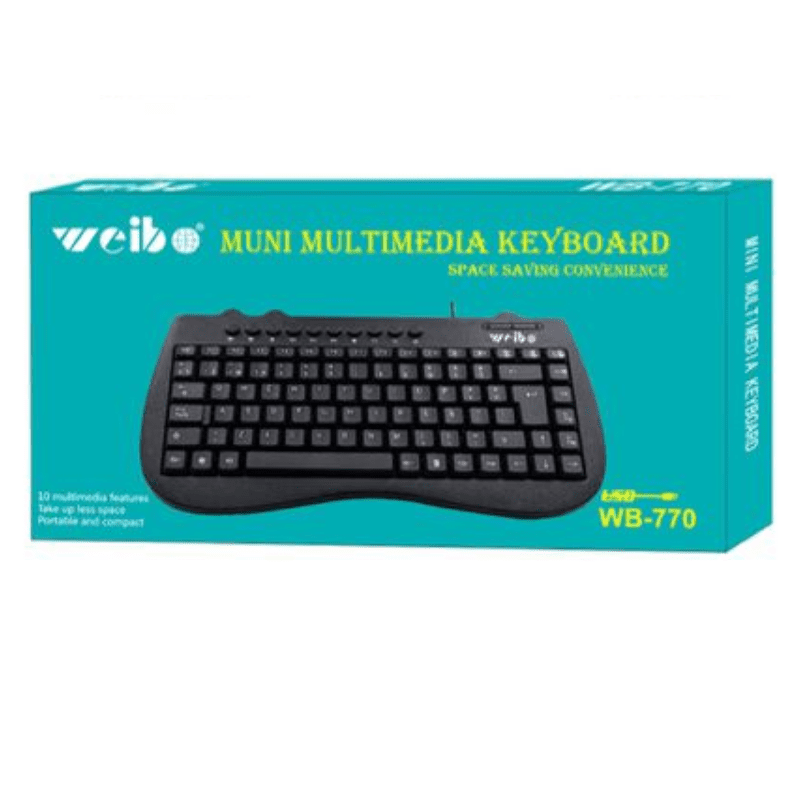 Mini Teclado con Cable